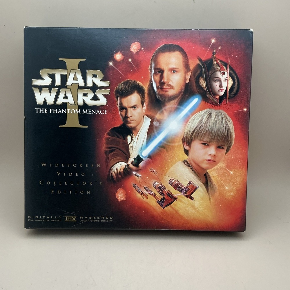 Star Wars: The Phantom‎ Menace Collector's Edition Widescreen VHS